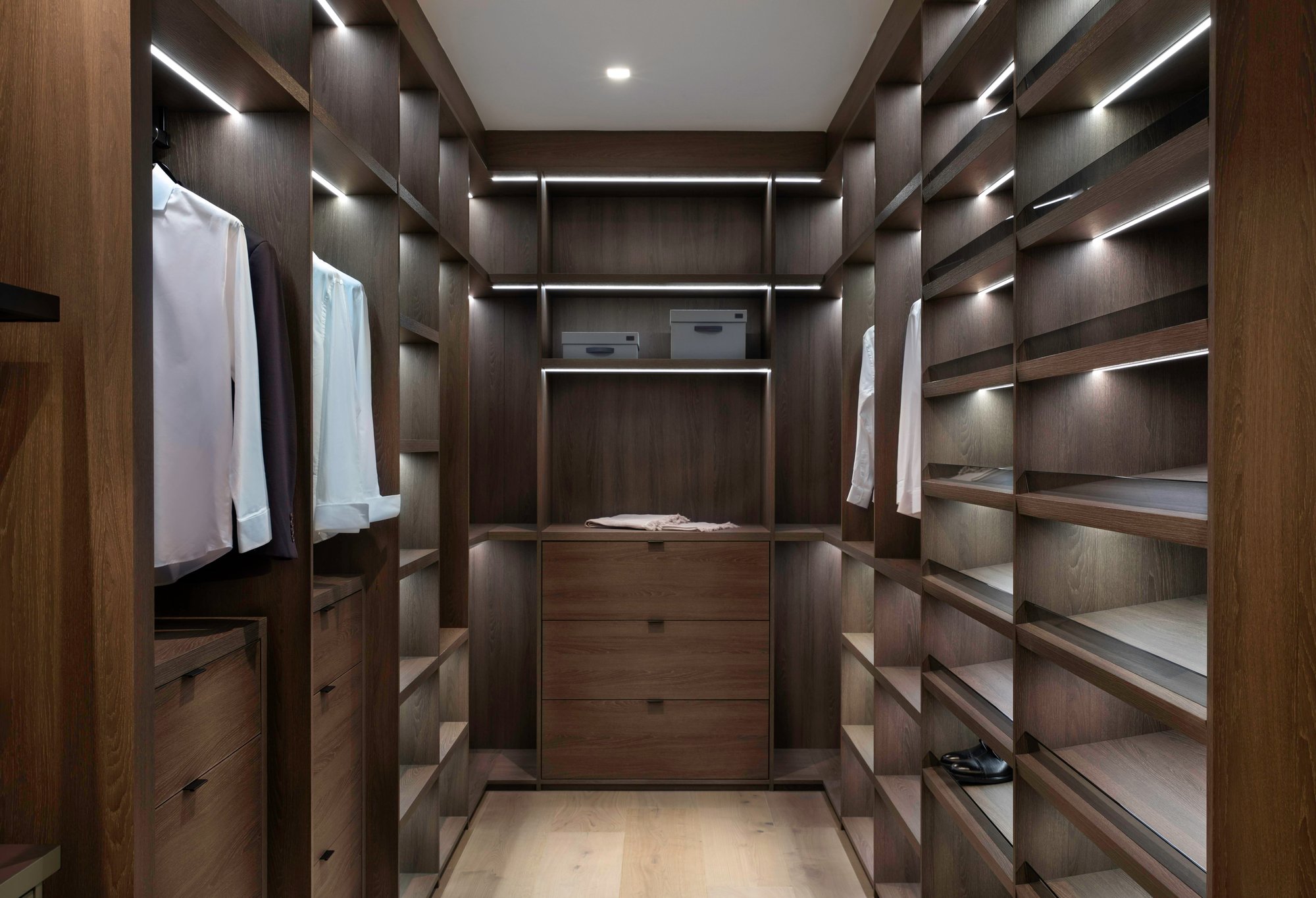 ITALKRAFT BATH LUXURY CLOSET DARK WOOD