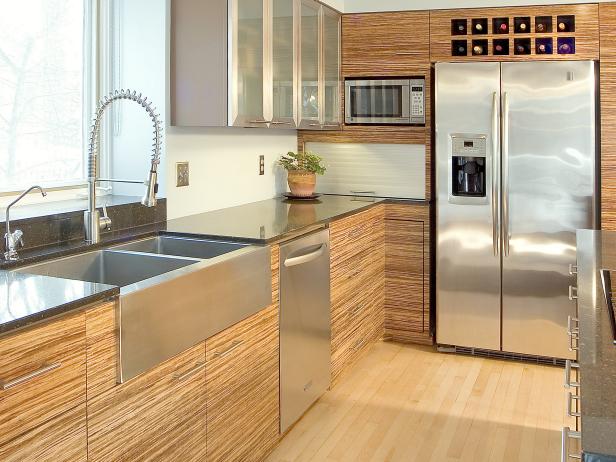 simple modern kitchen From HGTV 